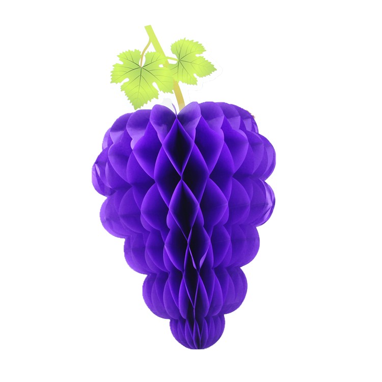 grape shaped tissue paper honeycomb ball