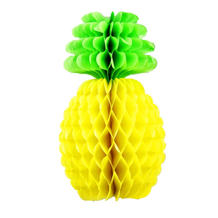 pineapple shaped tissue paper honeycomb ball