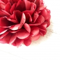 Umiss Party Decoration papier Pompons rouge / pompons tissu pour Valentin maison ou magasin de décorations