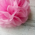Umiss papier de soie rose Pom Poms fleurs pour diplôme anniversaire de mariage et de la décoration à la maison nuptiale de douche partie fournitures