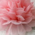 Umiss Bridal bébé douche Decor papier de soie pêche rose Pom Pom fleurs directement fournis par l’usine
