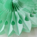 Umiss menthe verte flocon de neige décoratifs mariage parti favor fans de décorations pour la maison
