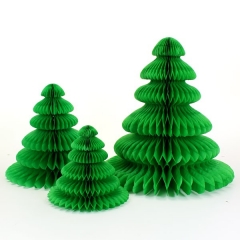 Christmas Tree Honeycomb Balls