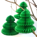 Boules de nid d’abeilles de papier arbre de Noël pour la décoration de fête