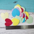 Umiss mariage coloré papier 3d coeur forme fil guirlandes