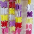 Umiss du papier papillon 3d guirlandes pour la décoration de Tenture murale