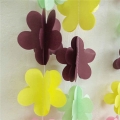 Guirlande en String papier multicolores fleur 3D pour la décoration de fête anniversaire